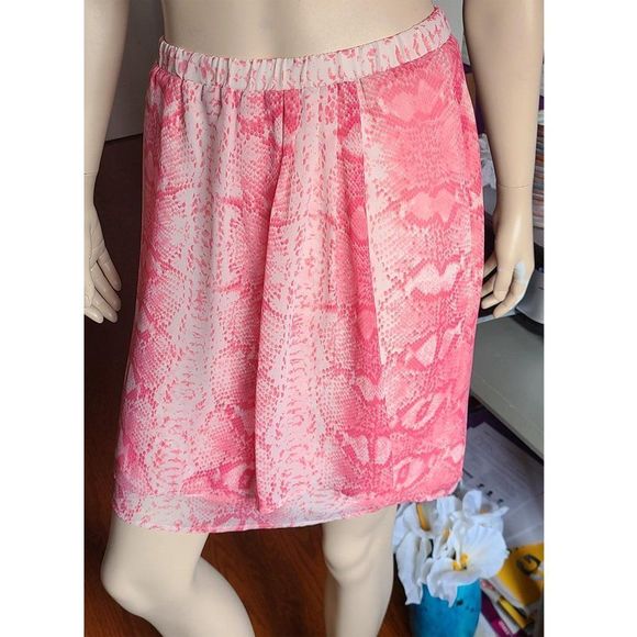 Printed Double Front Layer Skirt - Picture 4 of 4